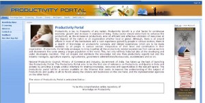 National Productivity Portal